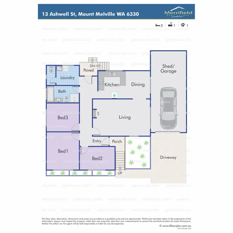 Floorplan of Homely house listing, 13 Ashwell Street, Mount Melville WA 6330
