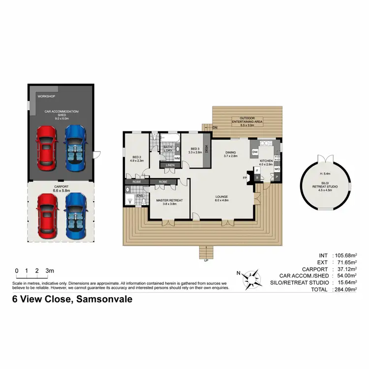 Floorplan of Homely house listing, 6 Lake View Close, Samsonvale QLD 4520