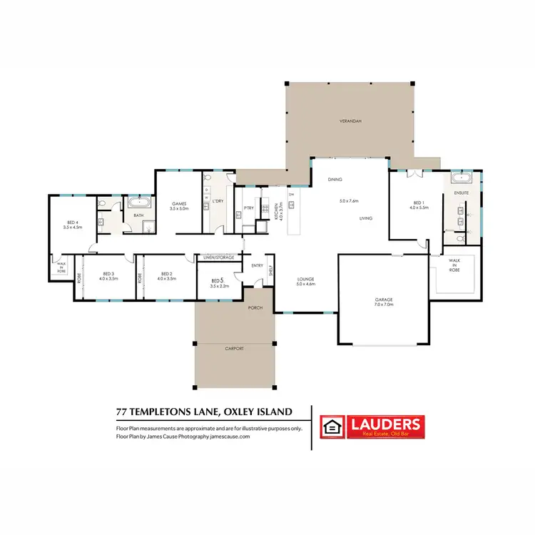 Floorplan of Homely house listing, 77 Templetons Lane, Oxley Island NSW 2430