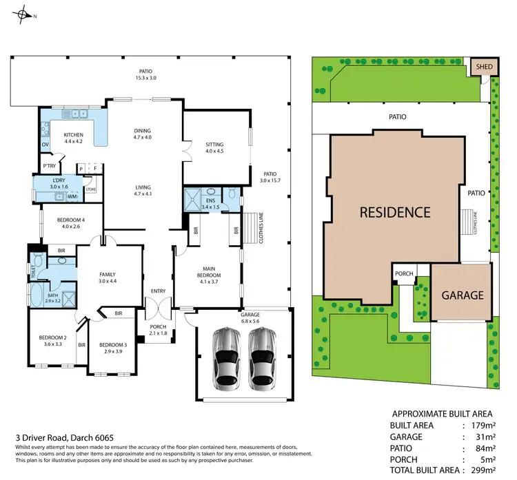 Floorplan of Homely house listing, 3 Driver Road, Darch WA 6065