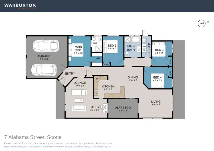 Floorplan of Homely house listing, 7 Alabama Street, Scone NSW 2337