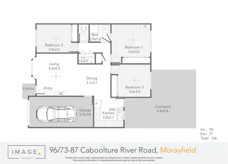 Floorplan of Homely townhouse listing, 96/73-87 Caboolture River Road, Morayfield QLD 4506