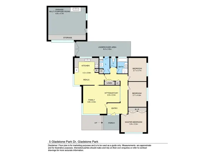 Floorplan of Homely house listing, 5 Gladstone Park Drive, Gladstone Park VIC 3043