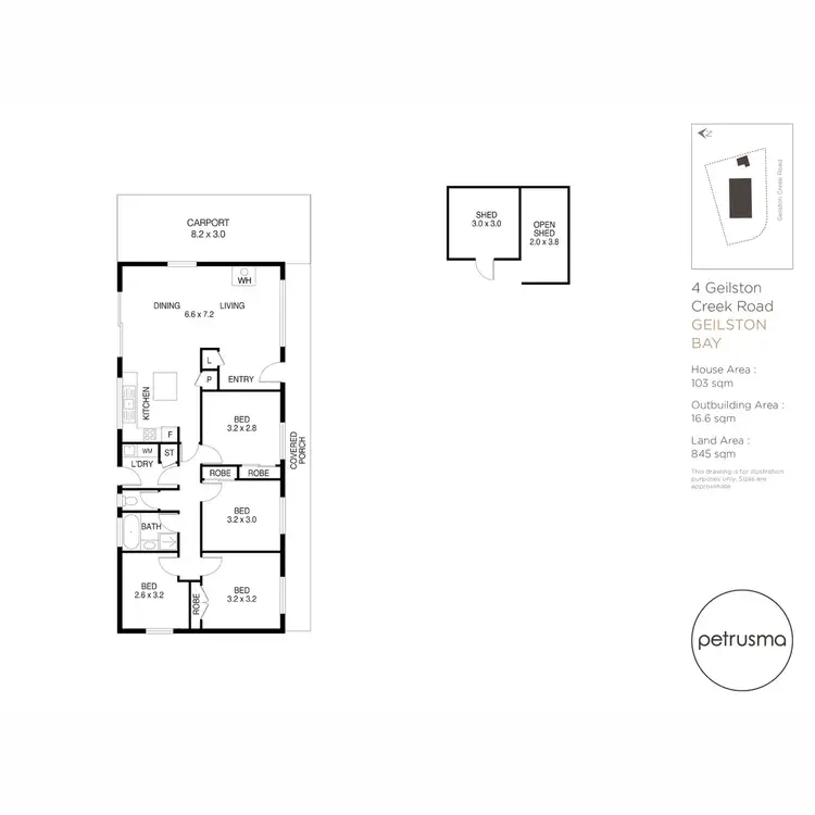 Floorplan of Homely house listing, 4 Geilston Creek Road, Geilston Bay TAS 7015