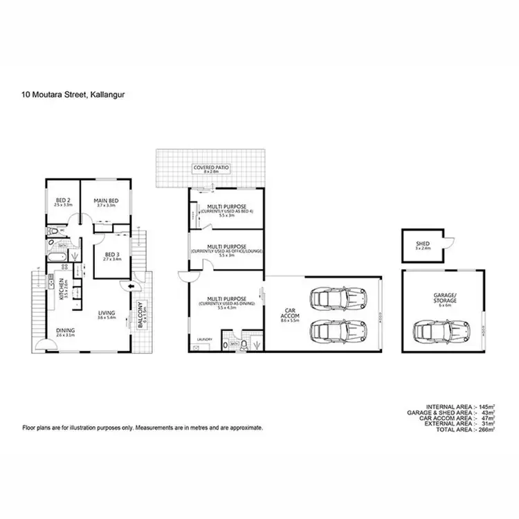 Floorplan of Homely house listing, 10 Moutara Street, Kallangur QLD 4503