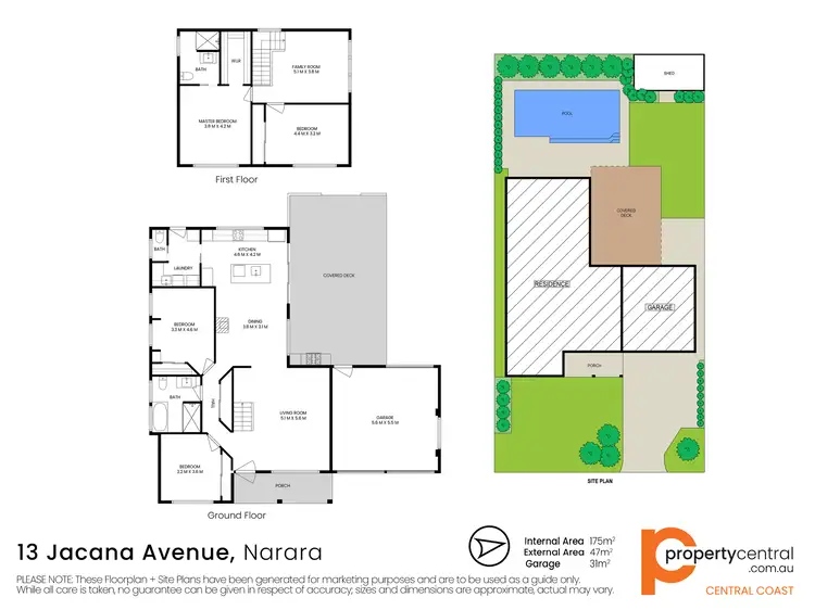 Floorplan of Homely house listing, 13 Jacana Avenue, Narara NSW 2250