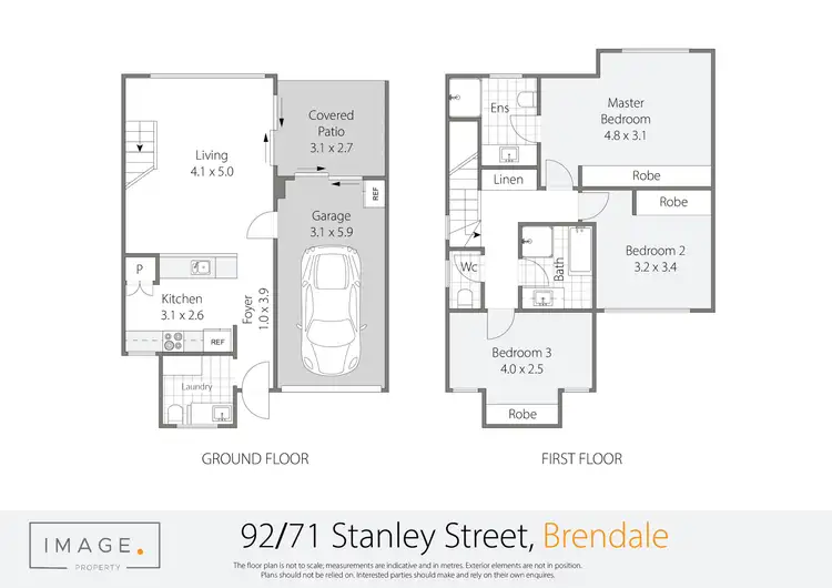 Floorplan of Homely townhouse listing, 92/71 Stanley Street, Brendale QLD 4500