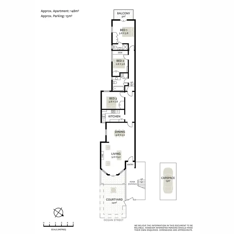 Floorplan of Homely apartment listing, 1/72-74 Ocean Street, Woollahra NSW 2025