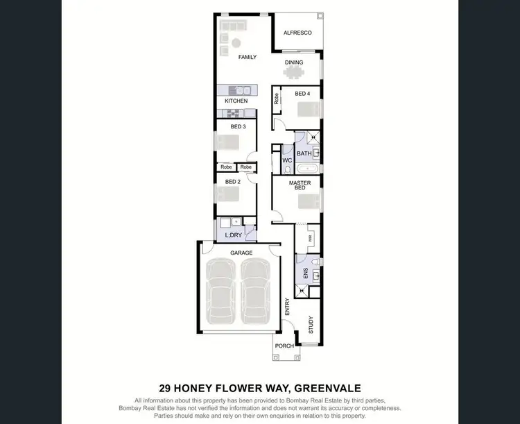 Floorplan of Homely house listing, 29 Honey Flower Way, Greenvale VIC 3059