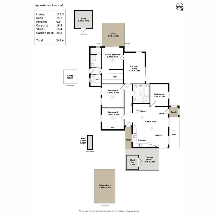 Floorplan of Homely house listing, 5 Fontaine Drive, Sellicks Beach SA 5174