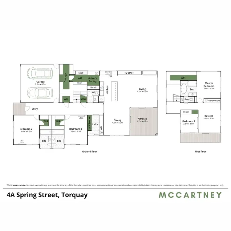 Floorplan of Homely house listing, 4A Spring Street, Torquay VIC 3228