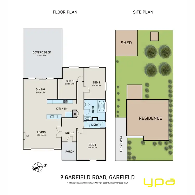 Floorplan of Homely house listing, 9 Garfield Road, Garfield VIC 3814