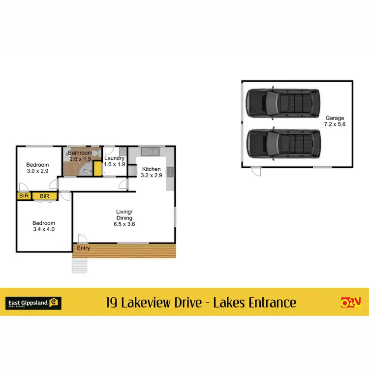 Floorplan of Homely house listing, 19 Lakeview Drive, Lakes Entrance VIC 3909