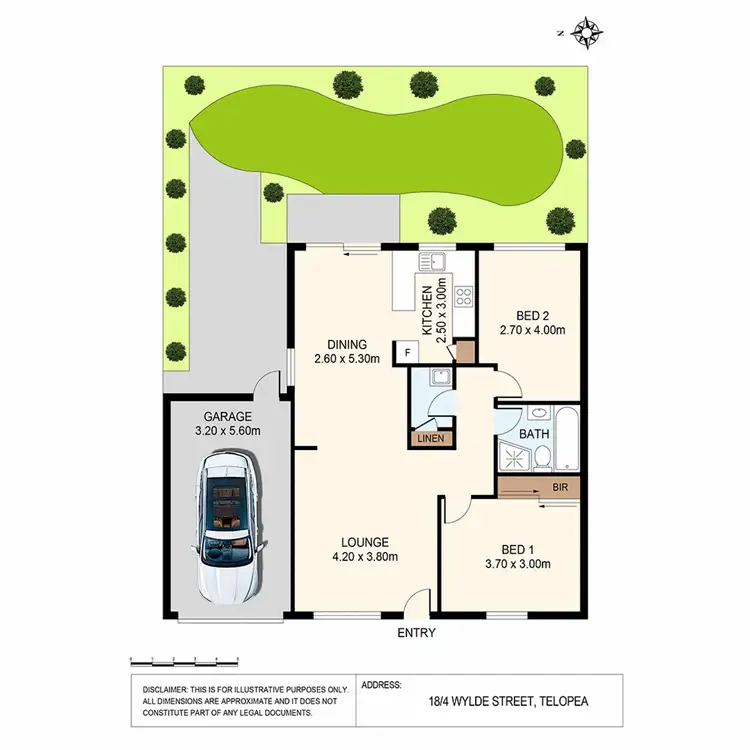 Floorplan of Homely villa listing, 18/4-10 Wylde Street, Telopea NSW 2117