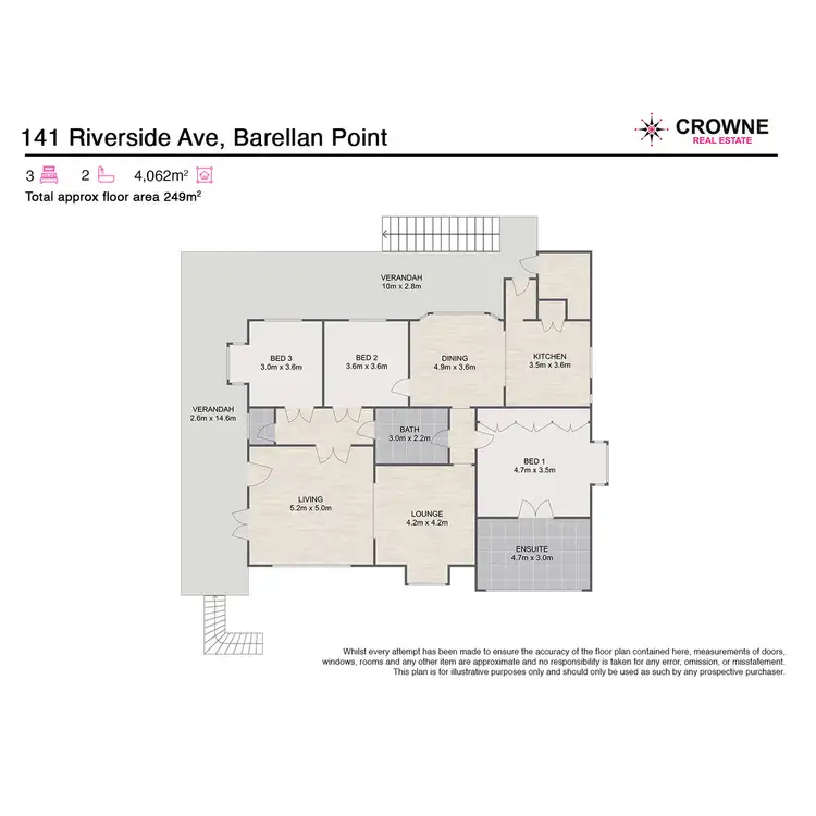 Floorplan of Homely house listing, 141 Riverside Avenue, Barellan Point QLD 4306