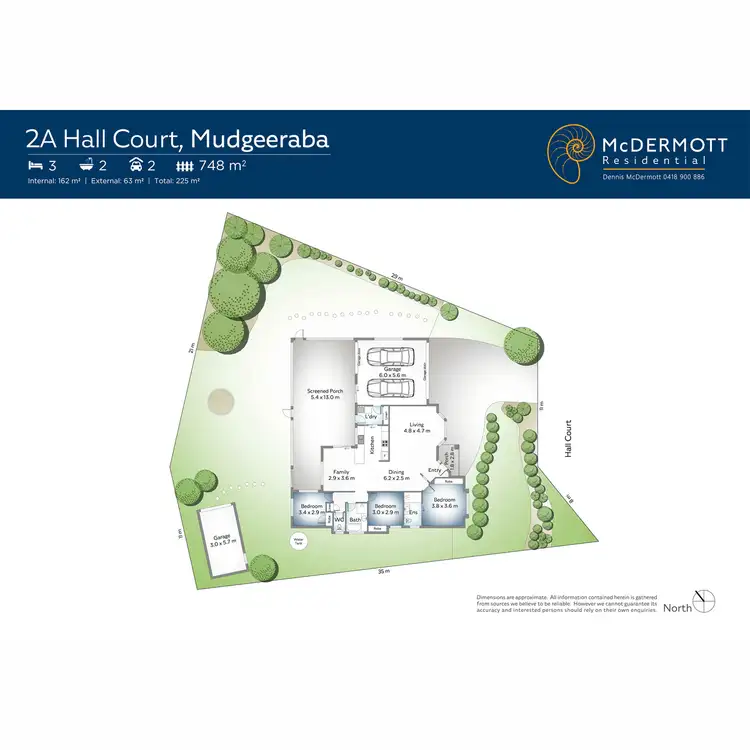 Floorplan of Homely house listing, 2A Hall Court, Mudgeeraba QLD 4213