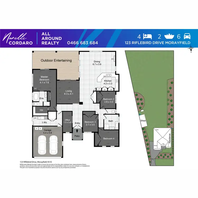 Floorplan of Homely rural property listing, 123 Riflebird Drive, Upper Caboolture QLD 4510