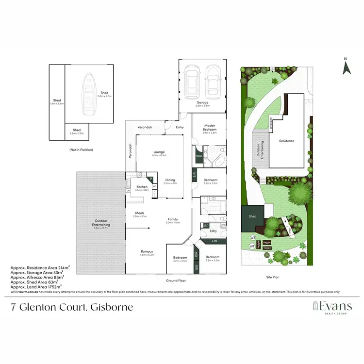 Floorplan of Homely house listing, 7 Glenton Court, Gisborne VIC 3437