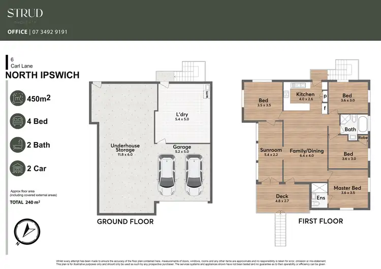 Floorplan of Homely house listing, 6 Carl Lane, North Ipswich QLD 4305