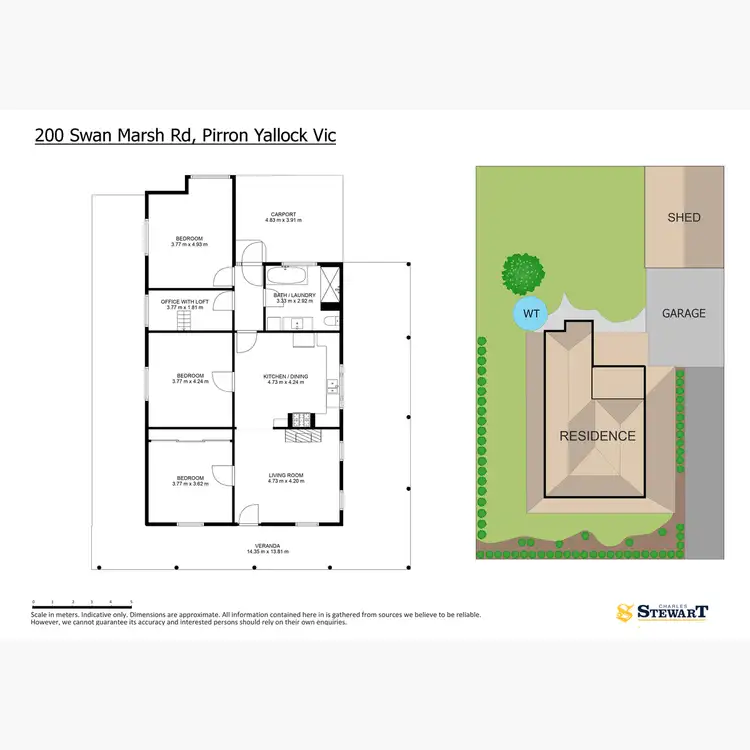 Floorplan of Homely rural property listing, 200 Swan Marsh Road, Pirron Yallock VIC 3249