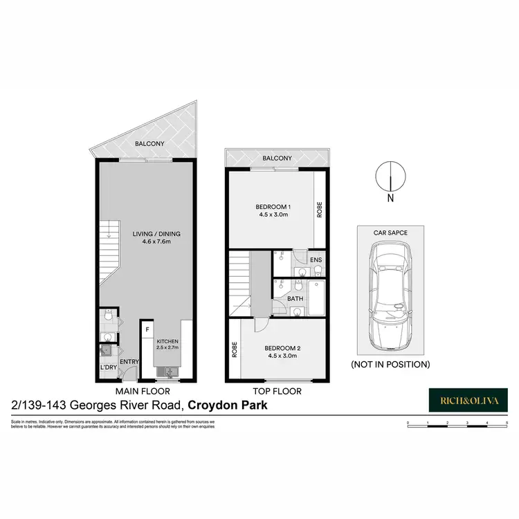 Floorplan of Homely unit listing, 2/139-143 Georges River Road, Croydon Park NSW 2133