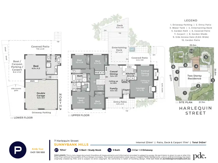Floorplan of Homely house listing, 7 Harlequin Street, Sunnybank Hills QLD 4109