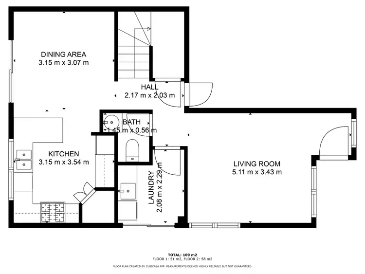Floorplan of Homely unit listing, 3/57 Barney Street, Barney Point QLD 4680