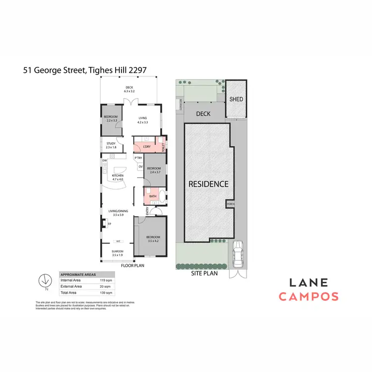 Floorplan of Homely house listing, 51 George Street, Tighes Hill NSW 2297