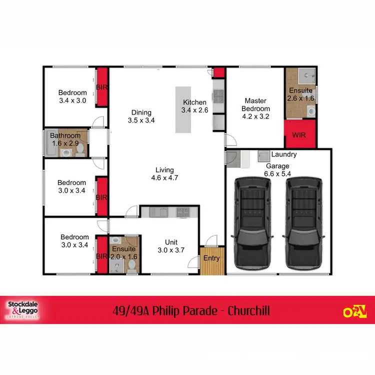Floorplan of Homely house listing, 49 Philip Parade, Churchill VIC 3842
