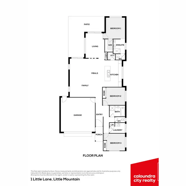 Floorplan of Homely house listing, 1 Little Lane, Little Mountain QLD 4551