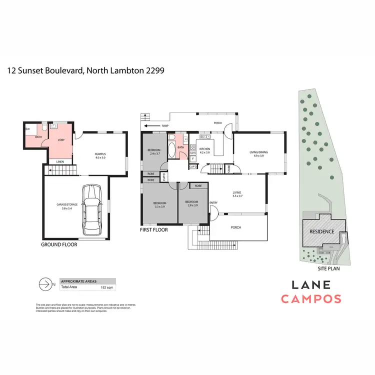 Floorplan of Homely house listing, 12 Sunset Boulevard, North Lambton NSW 2299