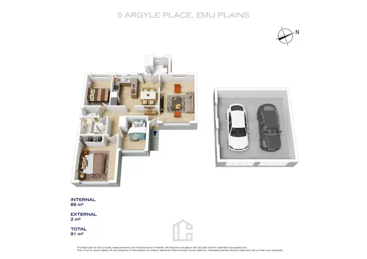 Floorplan of Homely house listing, 5 Argyle Place, Emu Plains NSW 2750