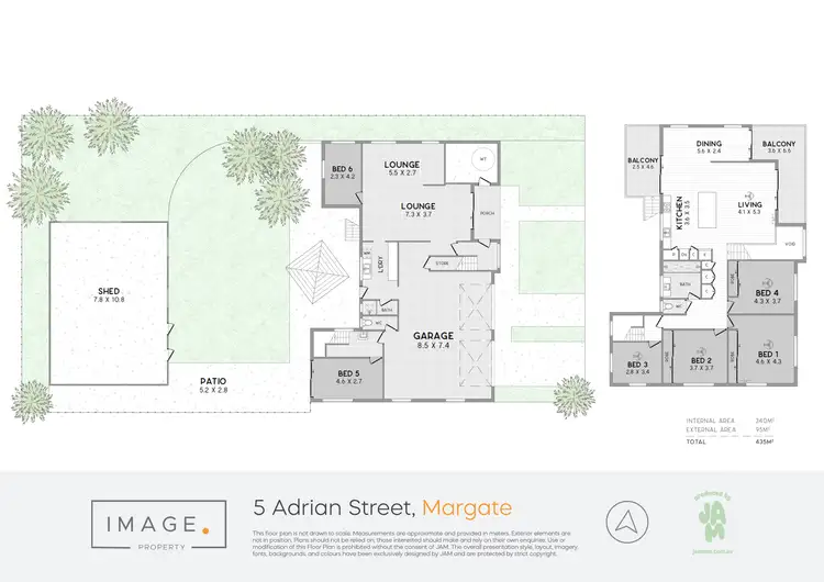 Floorplan of Homely house listing, 5 Adrian Street, Margate QLD 4019