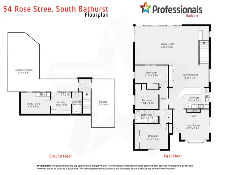 Floorplan of Homely house listing, 54 Rose Street, South Bathurst NSW 2795