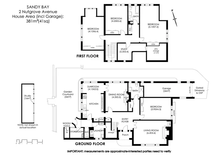 Floorplan of Homely house listing, 2 Nutgrove Avenue, Sandy Bay TAS 7005