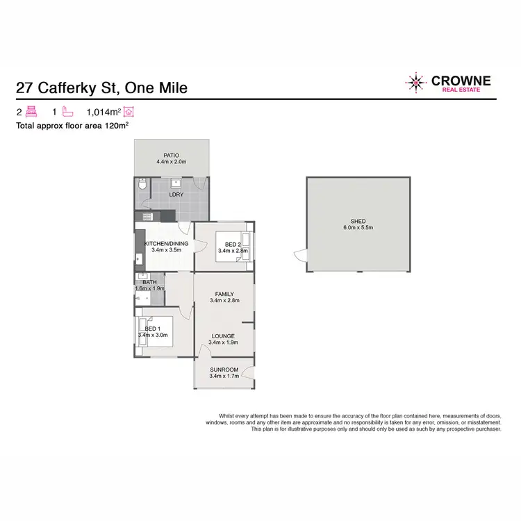 Floorplan of Homely house listing, 27 Cafferky Street, One Mile QLD 4305