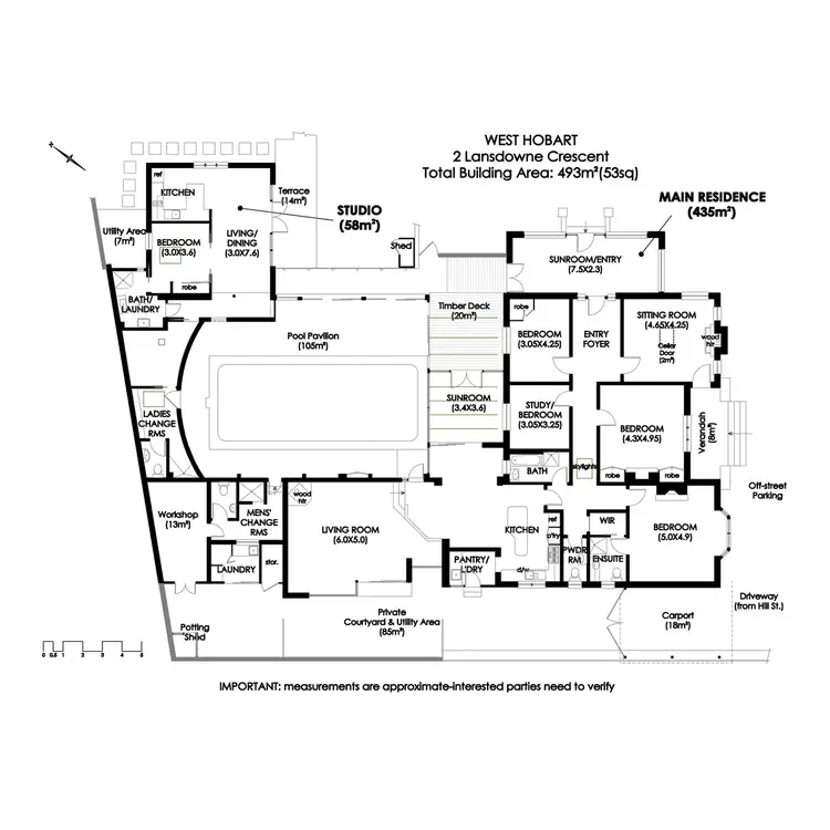 Floorplan of Homely house listing, 2 Lansdowne Crescent, West Hobart TAS 7000
