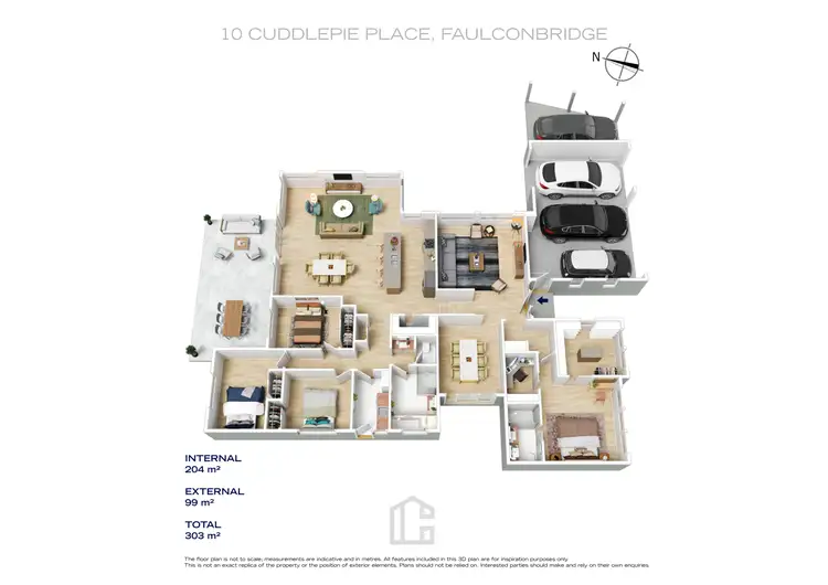 Floorplan of Homely house listing, 10 Cuddlepie Place, Faulconbridge NSW 2776