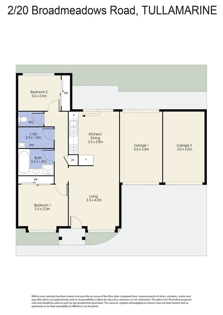 Floorplan of Homely unit listing, 2/20 Broadmeadows Road, Tullamarine VIC 3043
