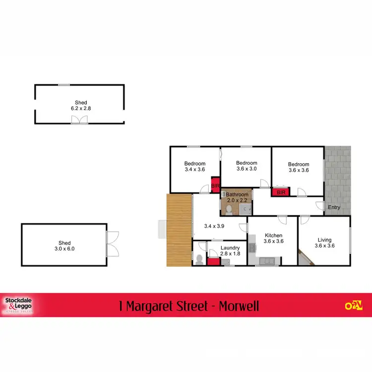 Floorplan of Homely house listing, 1 Margaret Street, Morwell VIC 3840