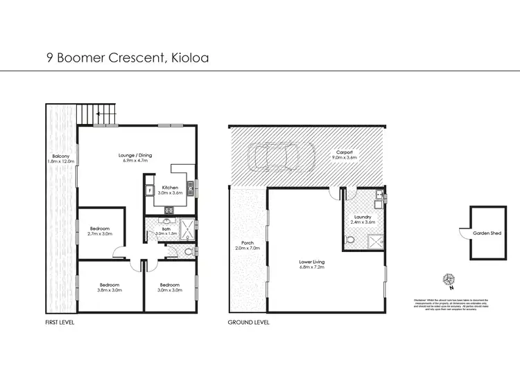Floorplan of Homely house listing, 9 Boomer Crescent, Kioloa NSW 2539