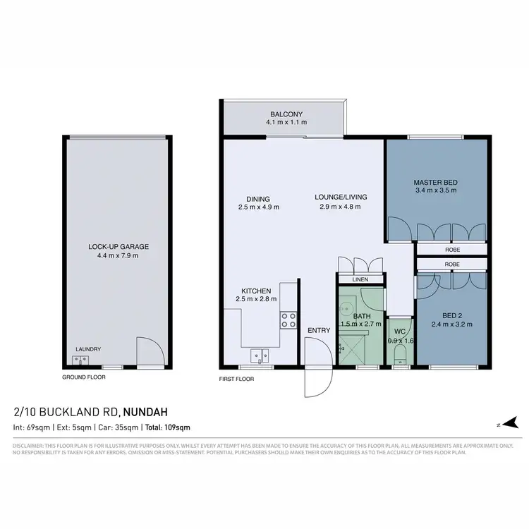 Floorplan of Homely apartment listing, 2/10 Buckland Road, Nundah QLD 4012