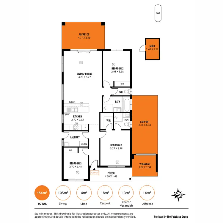 Floorplan of Homely house listing, 3/30 Brenda Avenue, Gilles Plains SA 5086
