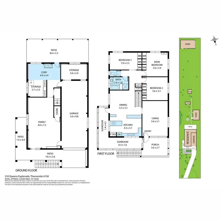 Floorplan of Homely house listing, 310 Queens Esplanade, Thorneside QLD 4158