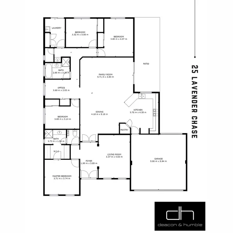 Floorplan of Homely house listing, 25 Lavender Chase, Darch WA 6065