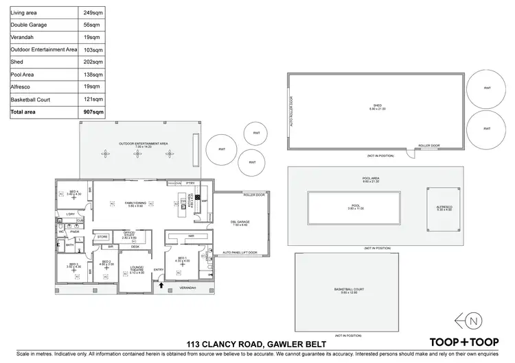 Floorplan of Homely house listing, 113 Clancy Road, Gawler Belt SA 5118
