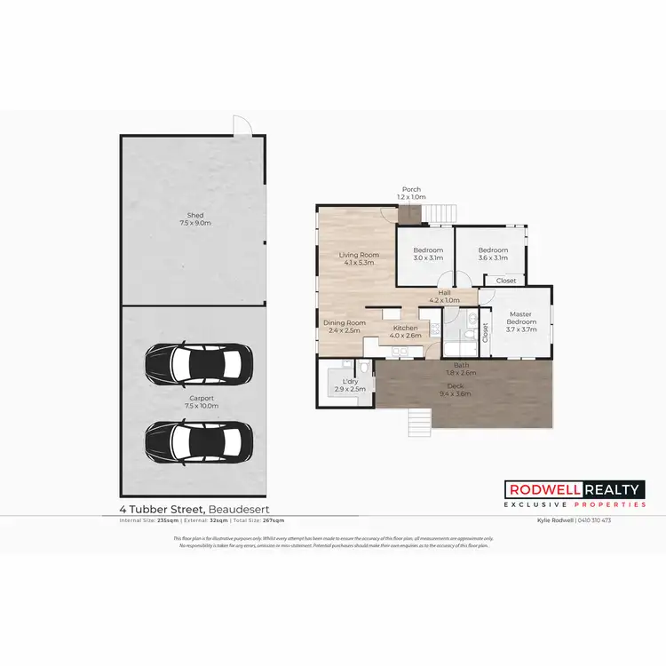 Floorplan of Homely house listing, 4 Tubber Street, Beaudesert QLD 4285