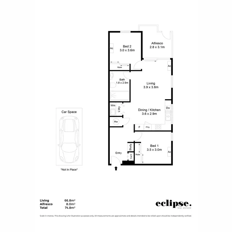 Floorplan of Homely apartment listing, 7/9 Arabella Court, Marden SA 5070