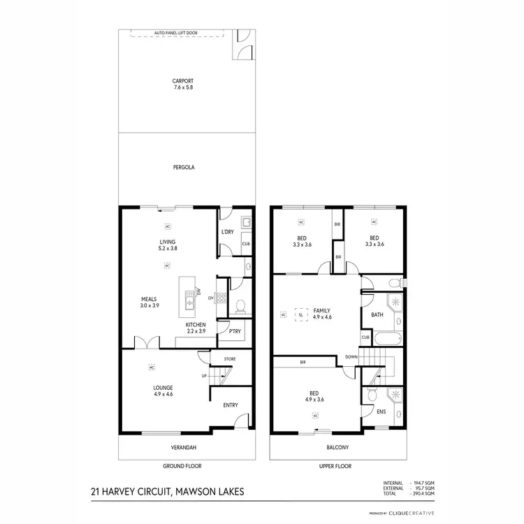 Floorplan of Homely house listing, 21 Harvey Circuit, Mawson Lakes SA 5095