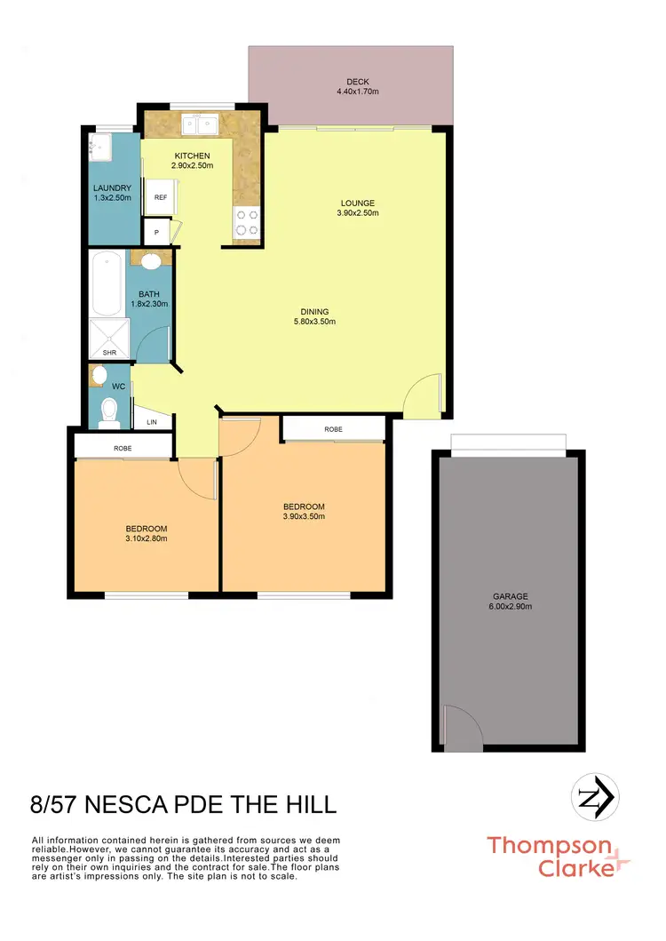 Floorplan of Homely house listing, 8/57 Nesca Parade, The Hill NSW 2300